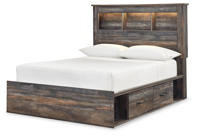 Drystan Bookcase Bed With 4 Storage Drawers
