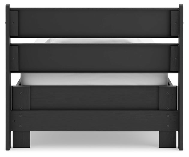 Ashley Express - Socalle Twin Panel Platform Bed with Nightstand