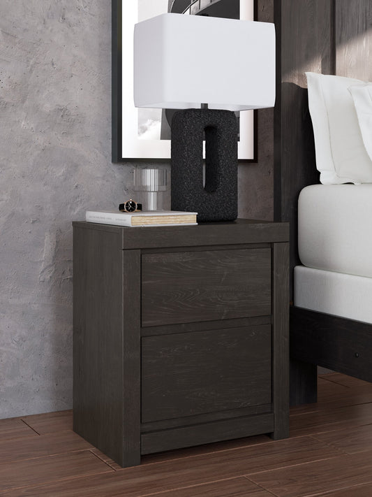 Parlayon Two Drawer Night Stand