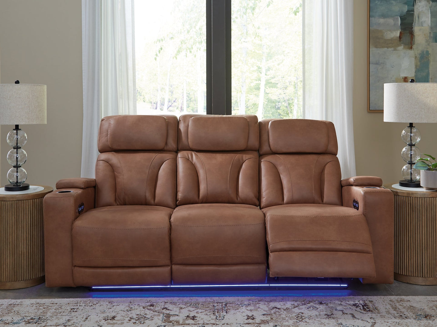 Point Clear PWR REC Sofa with ADJ Headrest