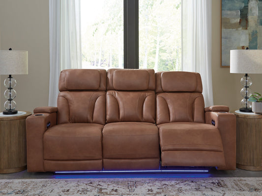 Point Clear PWR REC Sofa with ADJ Headrest