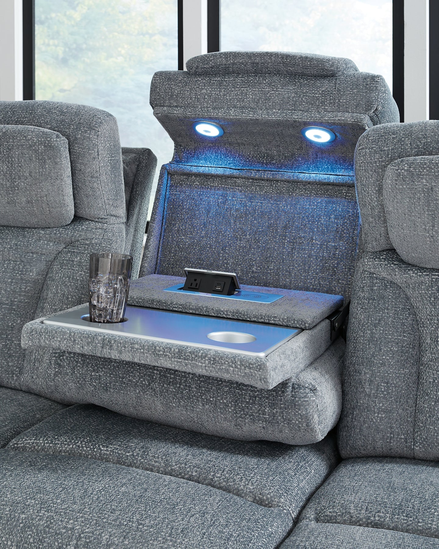 Forest Lake PWR REC Sofa with ADJ Headrest