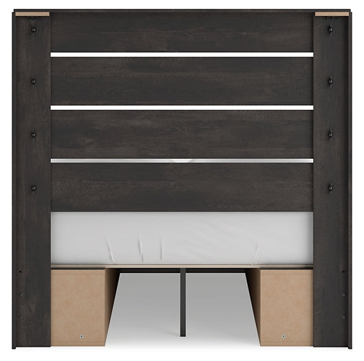 Delmorta Panel Bed With Storage