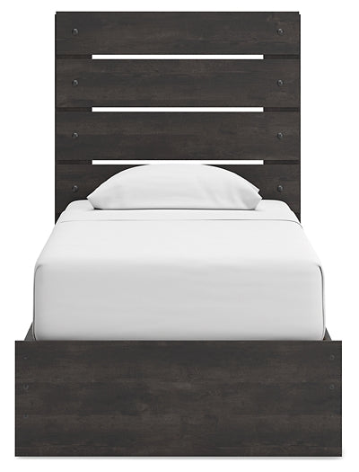 Delmorta Panel Bed With Storage