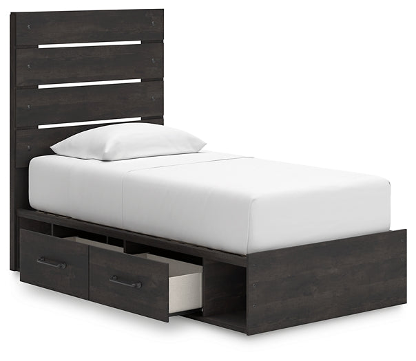 Delmorta Panel Bed With Storage