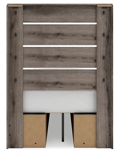 Graystorm Panel Bed With Storage
