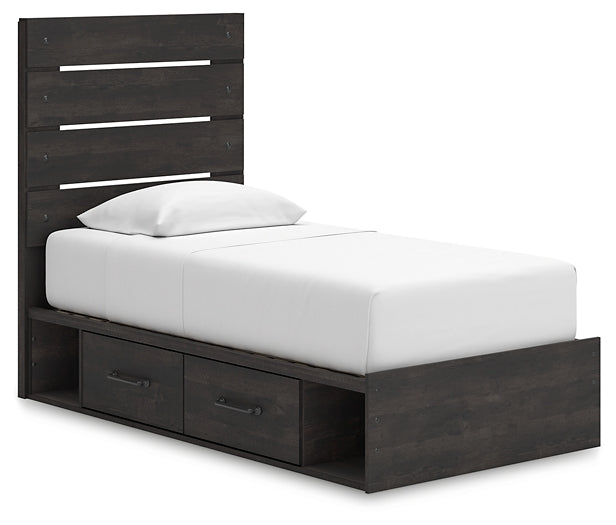 Delmorta Panel Storage Bed