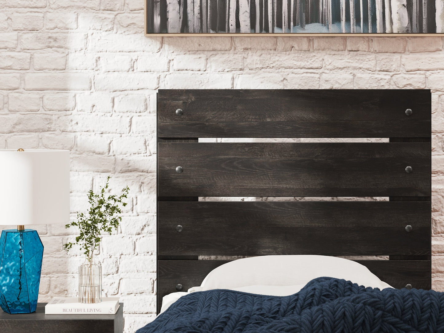 Delmorta Panel Bed With Storage