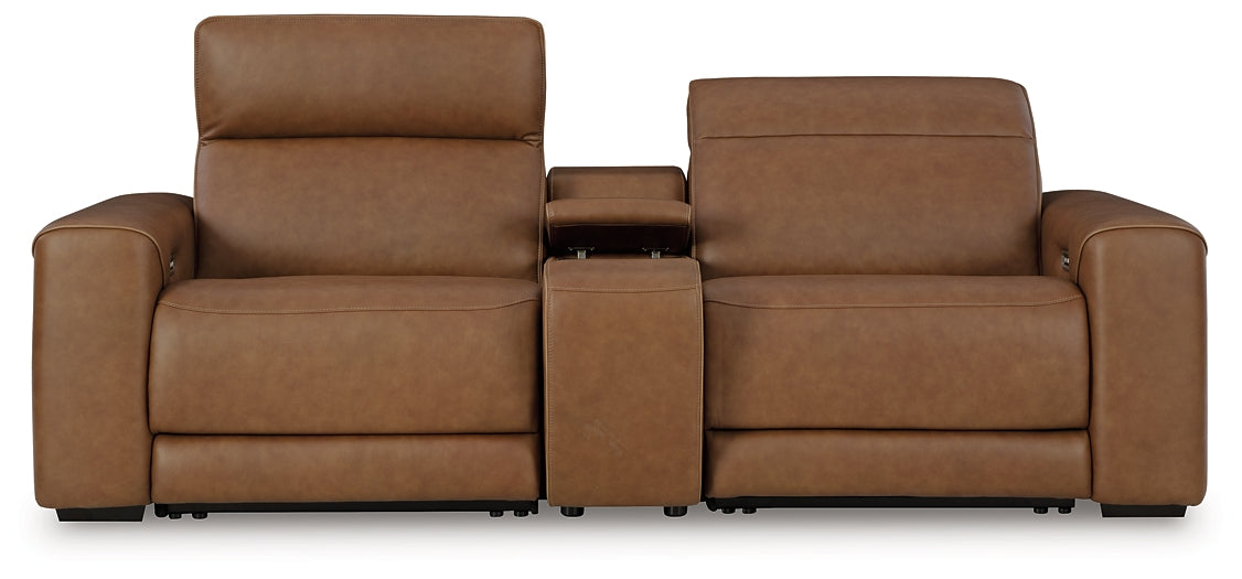 Rally-Up 2-Piece Power Reclining Sectional Loveseat with Console