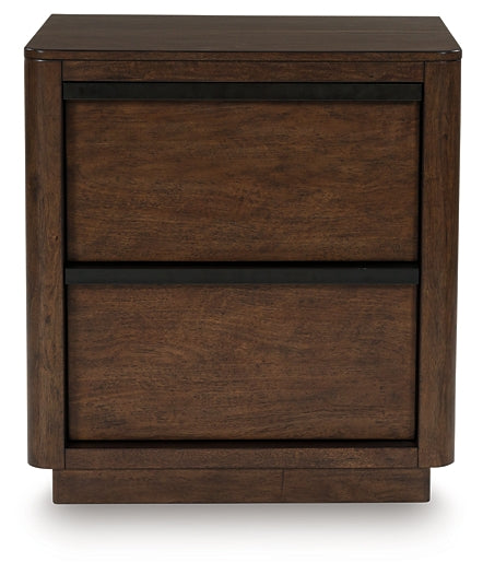Kendamor Two Drawer Night Stand