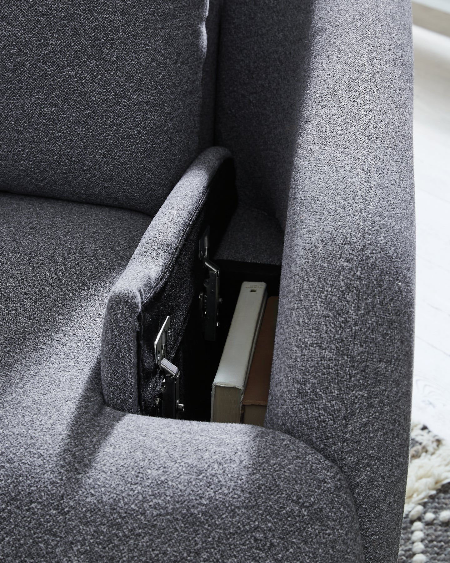 Alainmont Next-Gen Nuvella Swivel Power Recliner