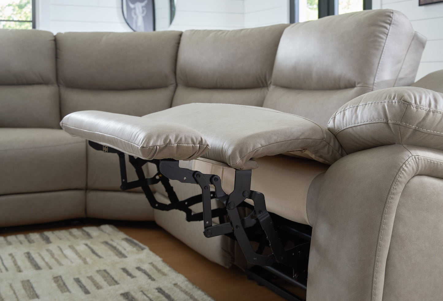 Brannigan 6-Piece Reclining Sectional with Storage Console