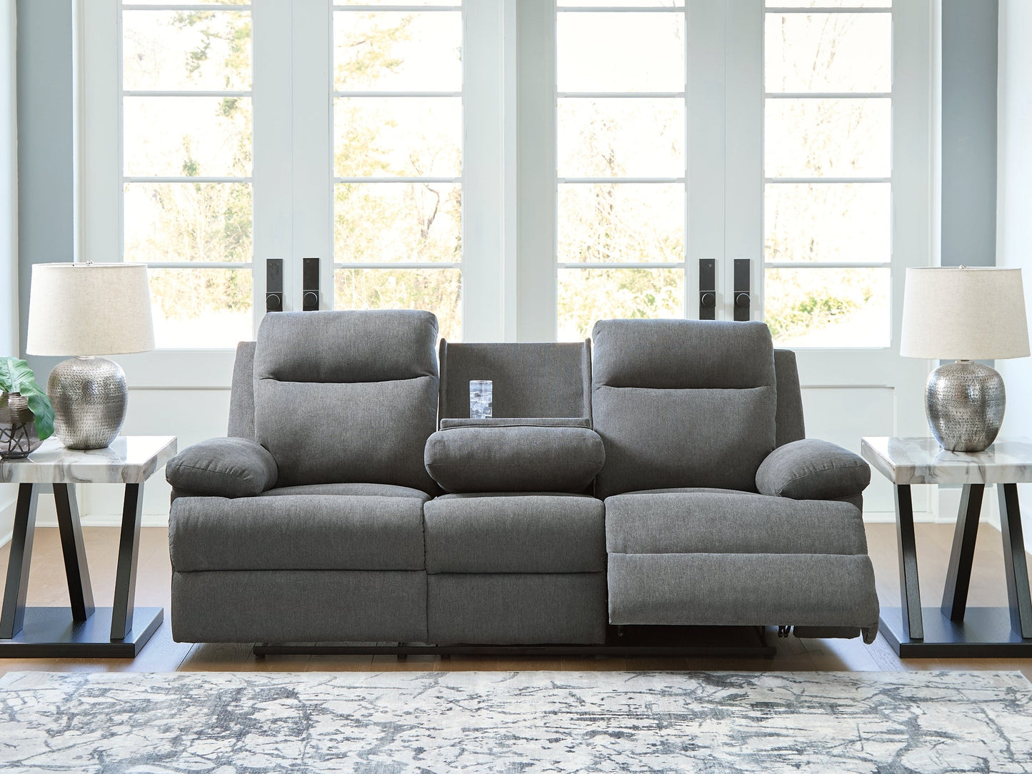 Tarrant REC Sofa w/Drop Down Table