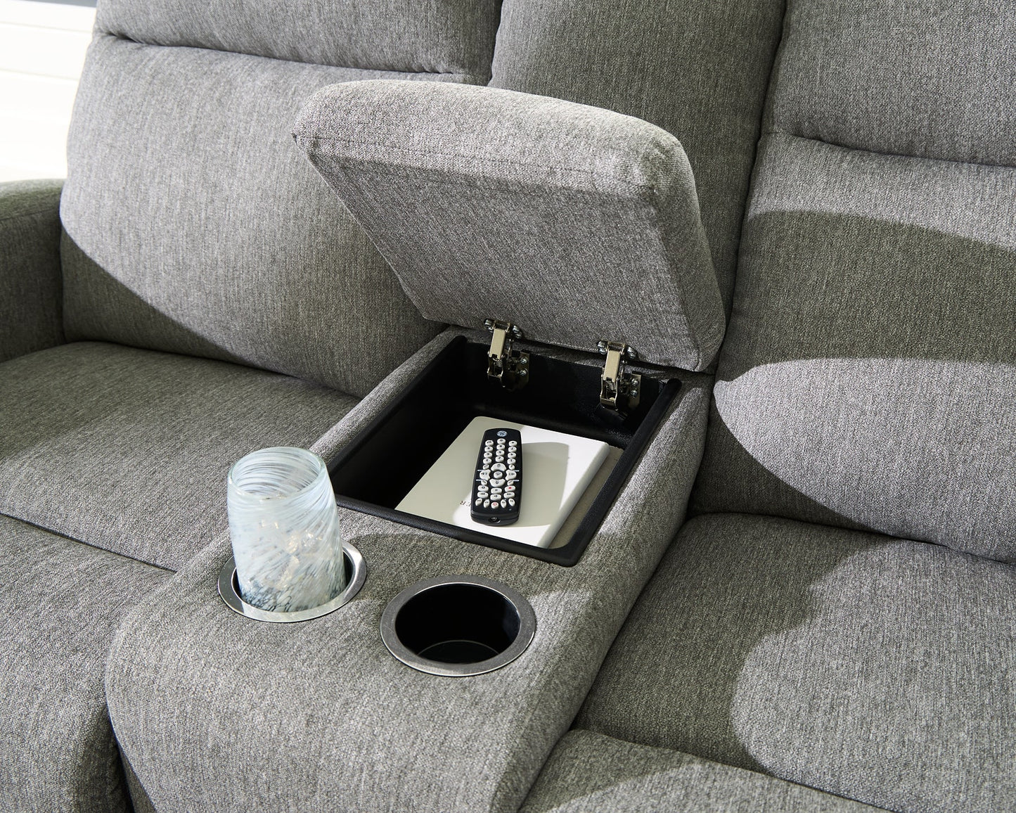 Moreau Place DBL Rec Loveseat w/Console