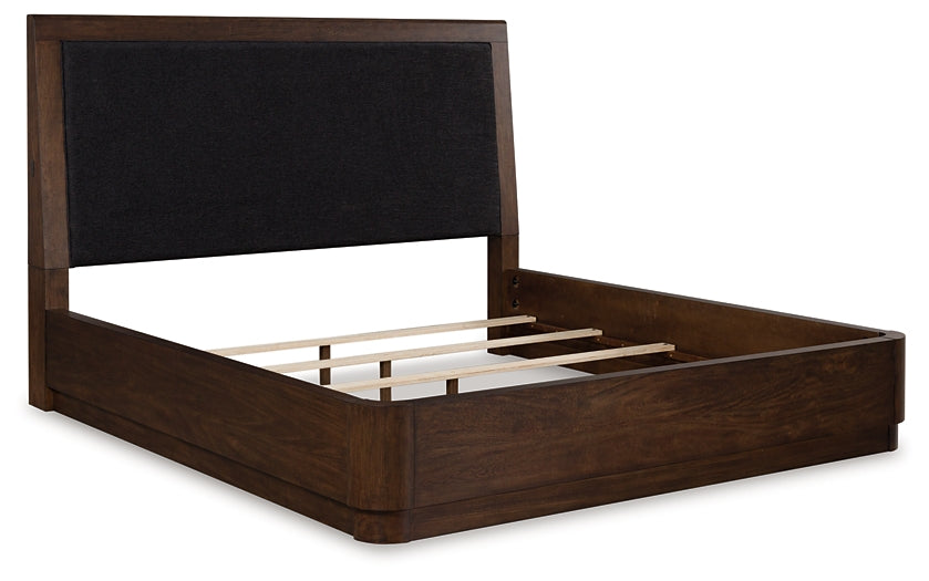 Kendamor California King Upholstered Panel Bed