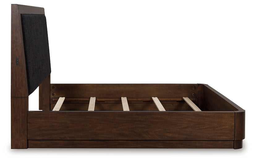 Kendamor California King Upholstered Panel Bed