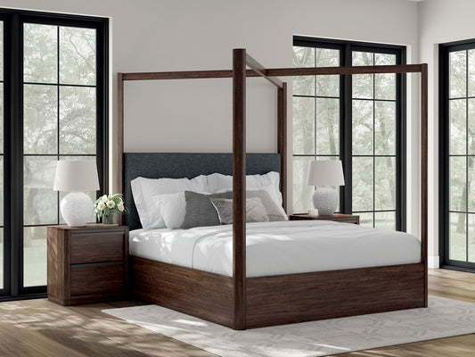 Kendamor California King Canopy Bed