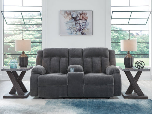 Greely Bend DBL REC PWR Loveseat w/Console