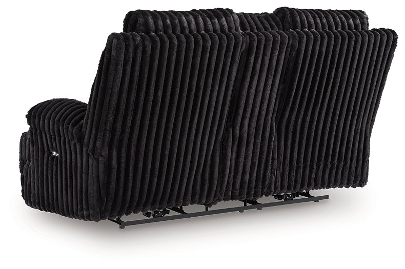 Technique DBL REC PWR Loveseat w/Console