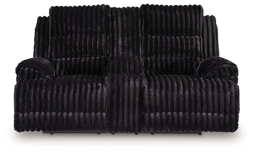 Technique DBL REC PWR Loveseat w/Console