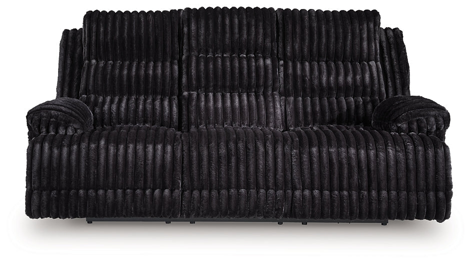 Technique REC PWR Sofa w/Drop Down Table