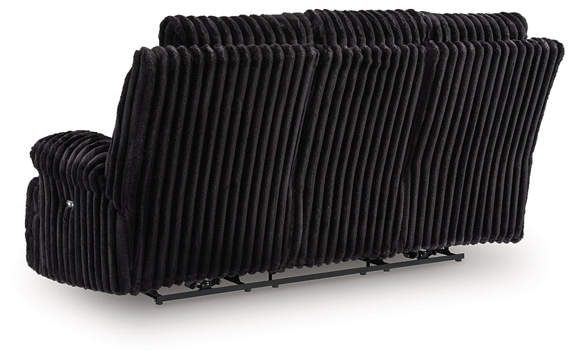 Technique REC PWR Sofa w/Drop Down Table