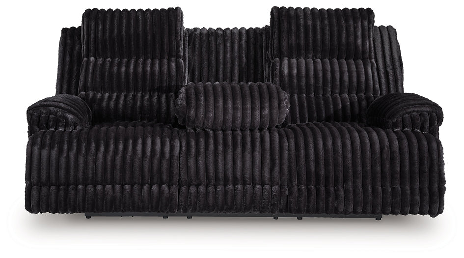 Technique REC PWR Sofa w/Drop Down Table