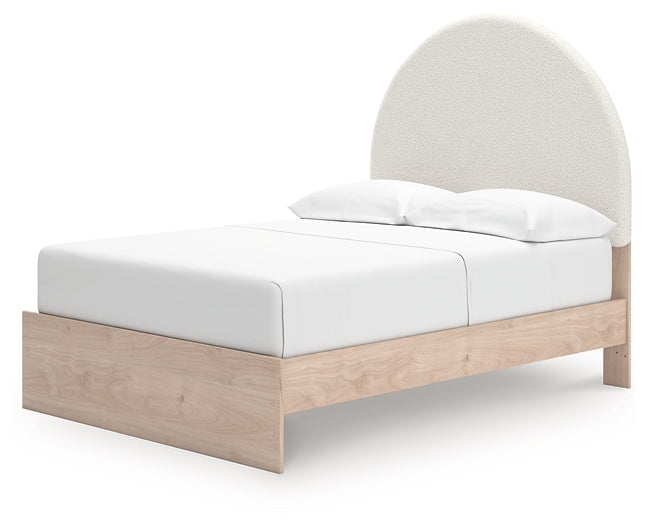 Shapella Full Upholstered Panel Bed