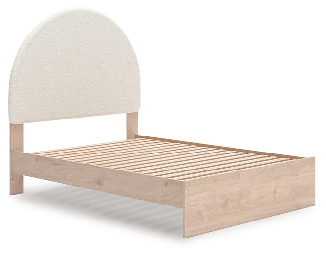Shapella Full Upholstered Panel Bed