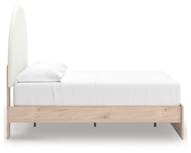 Shapella Full Upholstered Panel Bed