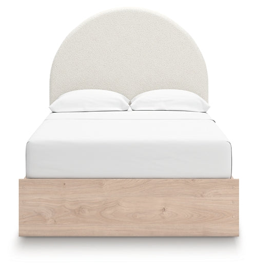 Shapella Full Upholstered Panel Bed with Storage