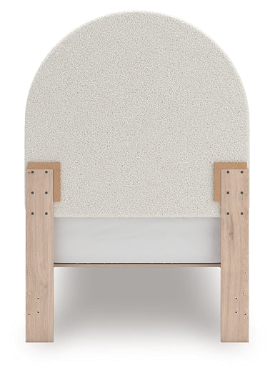 Shapella Twin Upholstered Panel Bed
