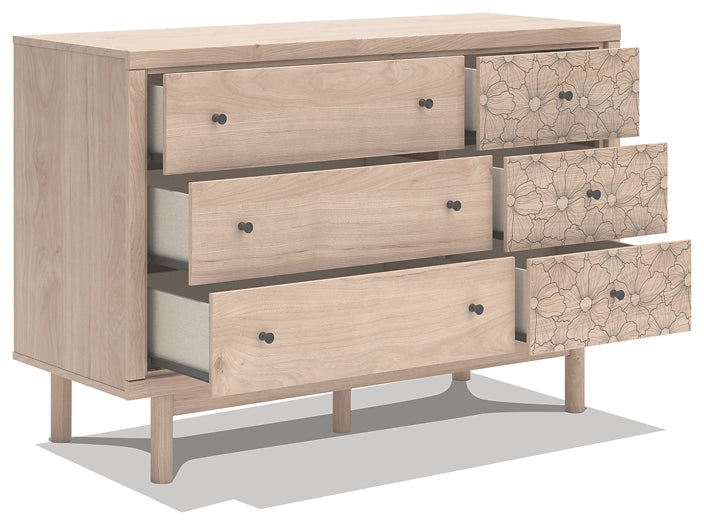 Shapella Six Drawer Dresser