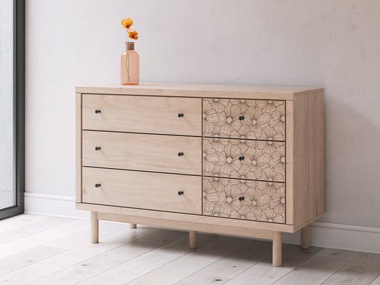 Shapella Six Drawer Dresser