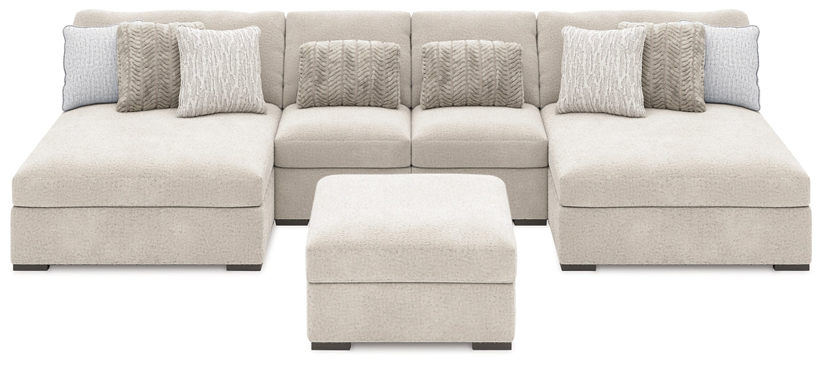 Cuddle Plush 4-Piece Sectional with Chaise