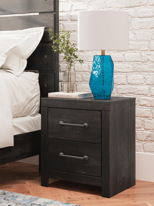 Ashley Express - Delmorta Two Drawer Night Stand