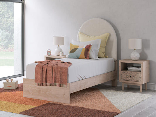 Ashley Express - Shapella Twin Upholstered Panel Bed