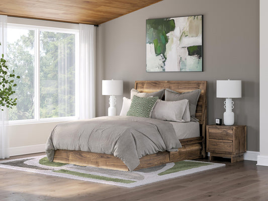Ashley Express - Zadilyn Queen Panel Bed with Storage