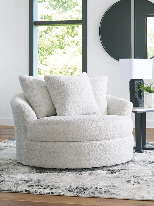 Snodoodle Oversized Swivel Accent Chair