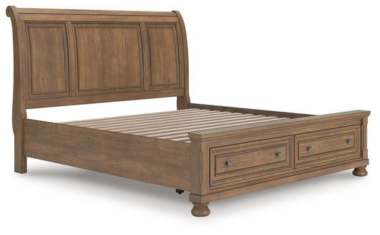 Vandenmore King Storage Sleigh Bed