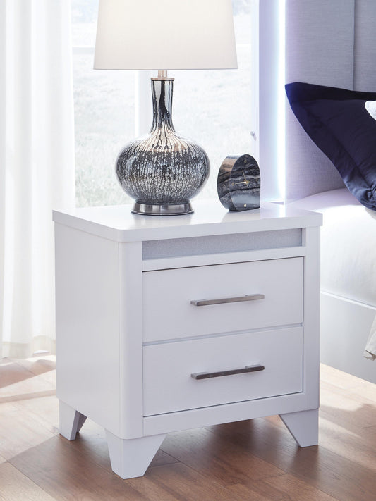 Frostlyn Two Drawer Night Stand