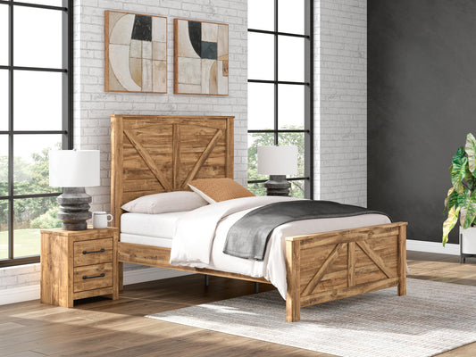 Ashley Express - Branstony Queen Crossbuck Panel Bed