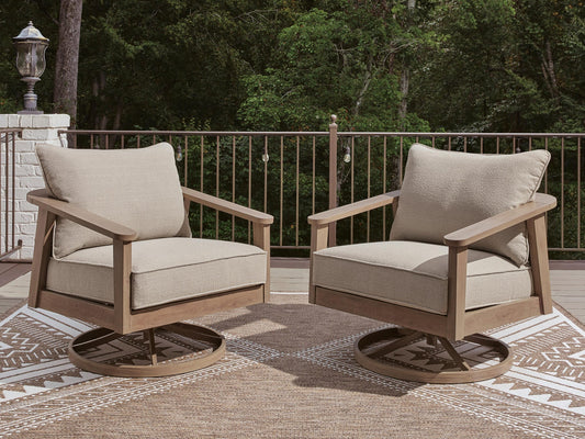 Ashley Express - Francis Beach Swivel Lounge w/ Cushion