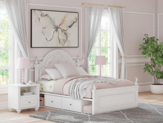 Maylilly Full Upholstered Panel Storage Bed