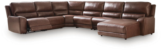 Silverbrooke 6-Piece Reclining Sectional with Chaise