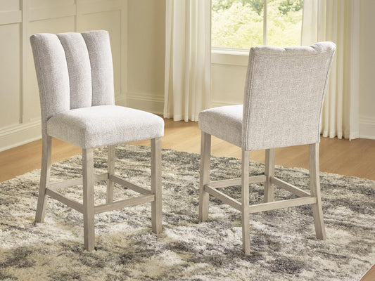 Ashley Express - Karmenton Upholstered Barstool (2/CN)