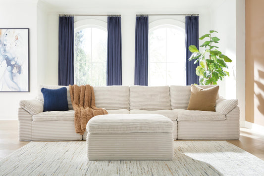 Ashley Express - Canefield 4-Piece Sectional with Ottoman
