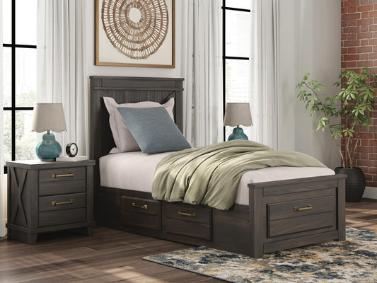 Ashley Express - Brazen Valley Twin Panel Storage Bed