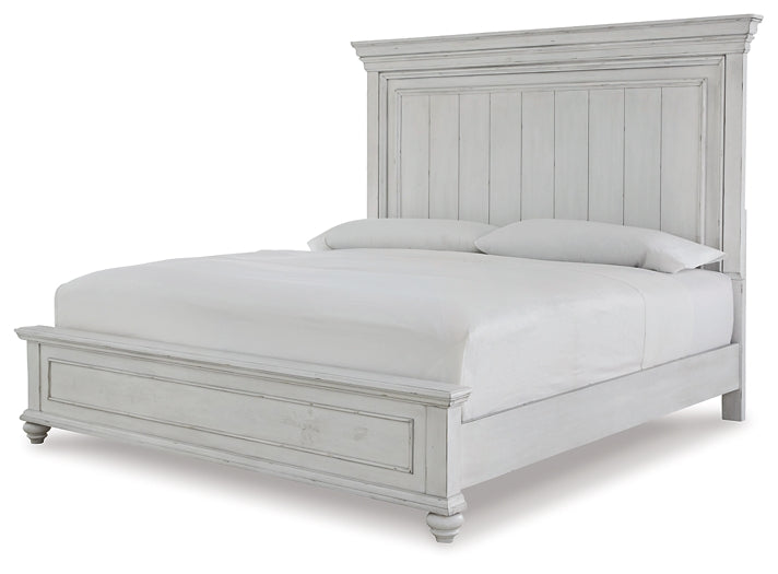 Kanwyn Queen Panel Bed, Dresser and Mirror