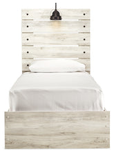 Load image into Gallery viewer, Cambeck Twin Panel Bed with Mirrored Dresser and Nightstand
